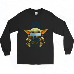 Star Wars Baby Yoda Mask Hug Kaiser 90s Long Sleeve Style