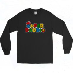 Super Daddio Mario Bros 90s Long Sleeve Style