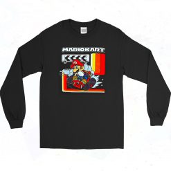 Super Mario Kart Checkered 90s Long Sleeve Style