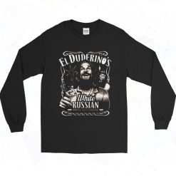 The Dude Big Lebowski Abide 90s Long Sleeve Style