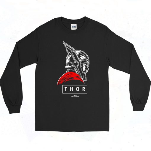 Thor Ragnarok God Graphic 90s Long Sleeve Style