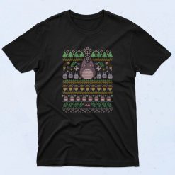 Totoro Cat Christmas Sweater Authentic Vintage T Shirt