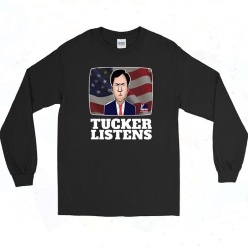 Tucker Carlson American Watch Long Sleeve Style 90s