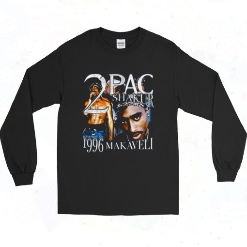 Tupac Shakur Casual 90s Long Sleeve Style