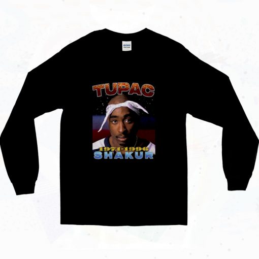 Tupac Shakur Memorial 90s Long Sleeve Style