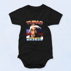 Tupac Shakur Memorial Baby Onesies Style