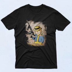 Vault Boy Gangsta Authentic Vintage T Shirt