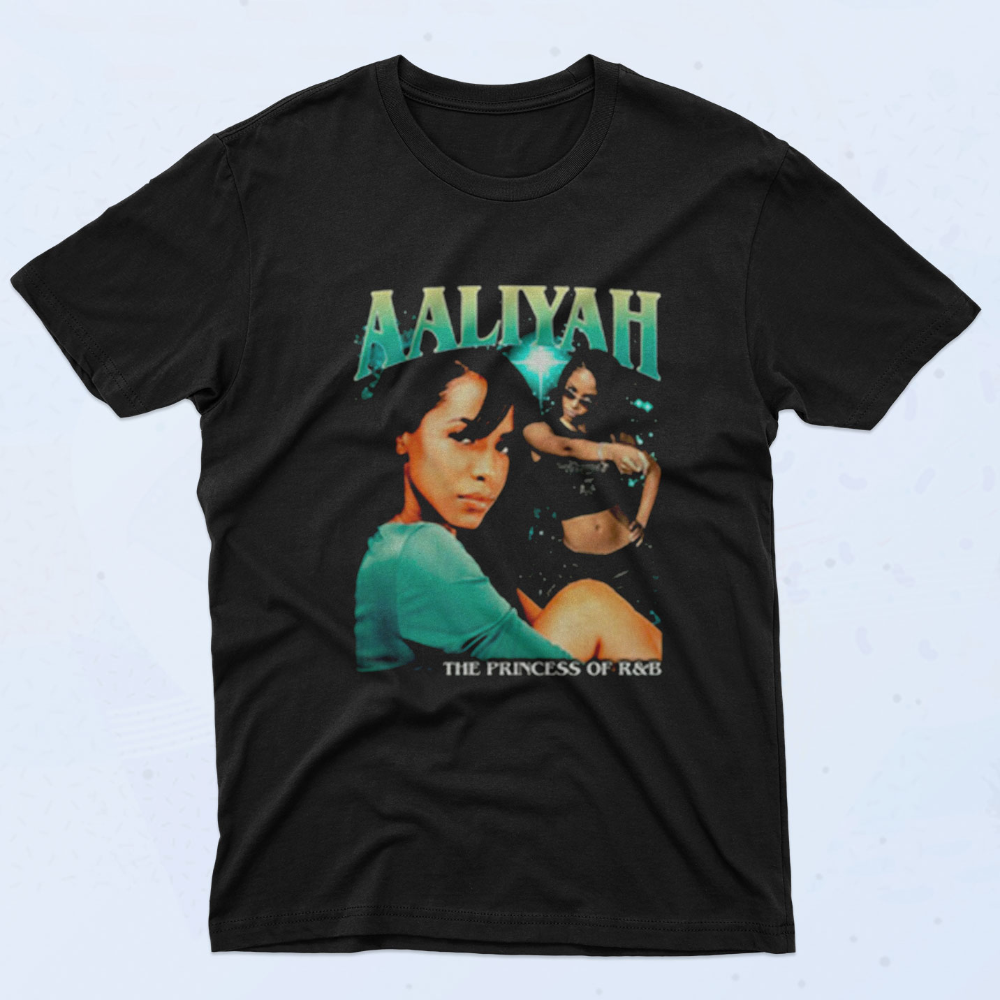 Vintage Aaliyah The Princess Of R&b 90s T Shirt Style - 90sclothes.com