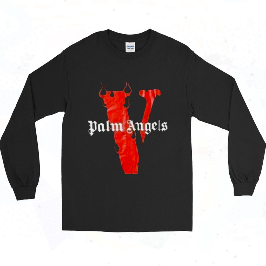 Vlone X Palm Angels 90s Long Sleeve Style - 90sclothes.com