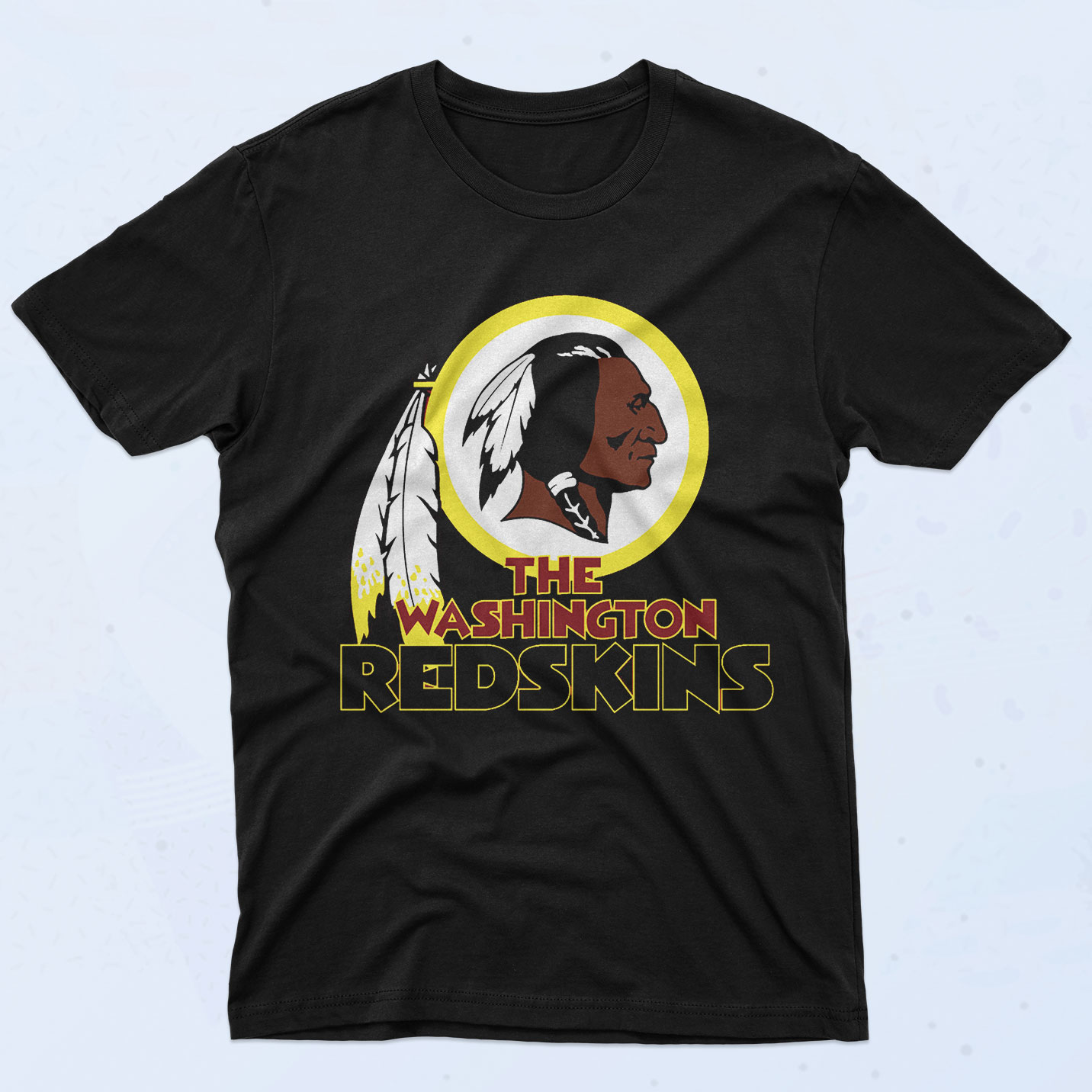 1933 Washington Redskins Artwork: Men's Tri-Blend T-Shirt