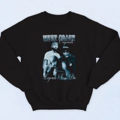 West Coast Legends Never Die Fashionable Sweatshirt