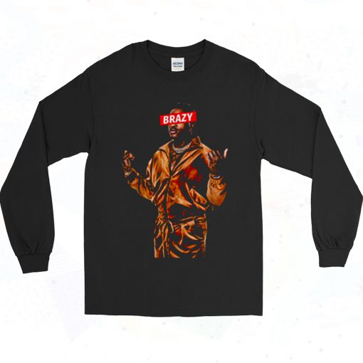 Yg Brazy Rapper 90s Long Sleeve Style