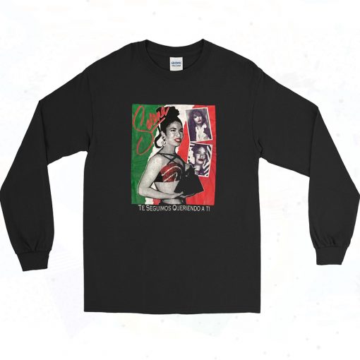 90s Selena Quintanilla Retro Vintage Long Sleeve Style