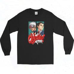 Ace Attorney Objection Long Sleeve Style