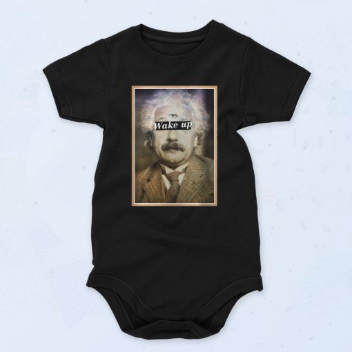 Acid Einstein Third Eye Graphic Baby Onesie