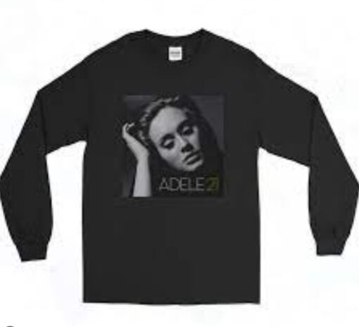 Adele 21 Album Cover Music Long Sleeve Style 90s