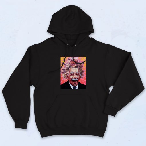 Albert Pinestein Funny Poster Hoodie