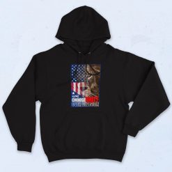 American Flag Lion Art Hoodie