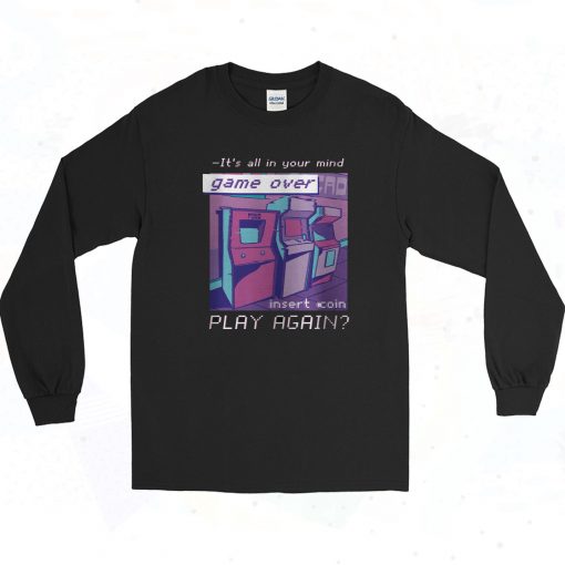 Arcade 90s Gamer Vintage Long Sleeve Style