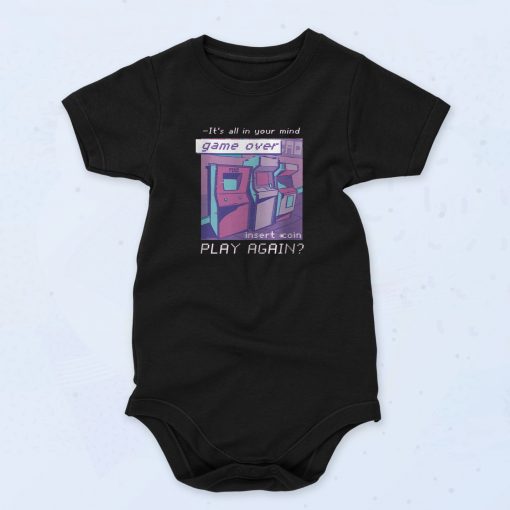 Arcade Aesthetic Gaming Baby Onesie