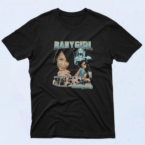 Baby Girl Aaliyah American Singer T Shirt