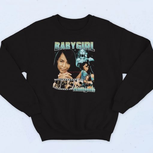 Baby Girl Aaliyah Singer Sweatshirt