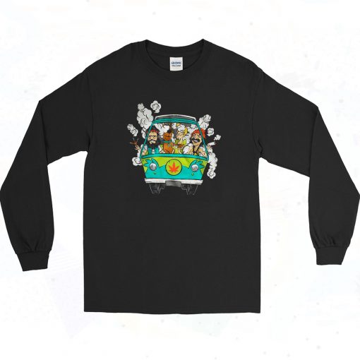 Cheech And Chong Scooby Doo Smoke Marijuana Long Sleeve Style