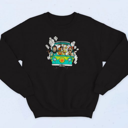 Cheech And Chong With Scooby Doo Sweatshirt