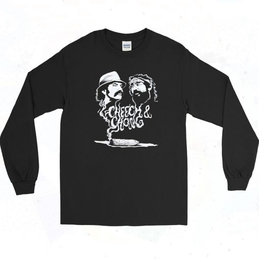 Cheech and Chong Smoke Marijuana Artwork Long Sleeve Style