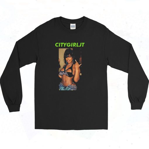 City Girls JT Poster Long Sleeve T Shirt