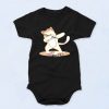 Dabbing Chef Sushi Vintage 90s Baby Onesie