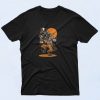 Dancing Cat Halloween Funny Artwork T Shirt