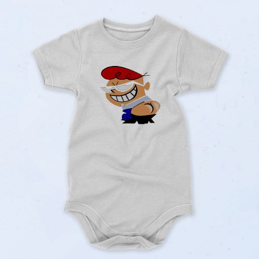 Dexters Laboratory Retro Tv Show Baby Onesie