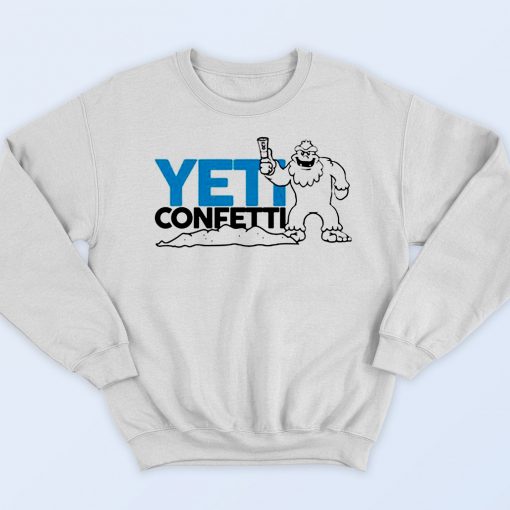 Funny Yeti Confetti Sweatshirt