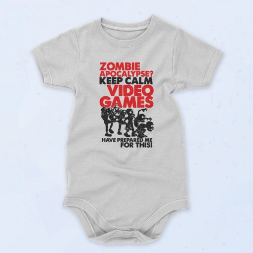 Funny Zombie Joke Gaming Baby Onesie