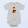 Jinnie The Pooh Funny Artwork Baby Onesie