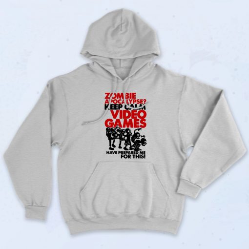 Keep Calm Zombie Games Hoodie