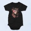 Lil Peep Floral Portrait Rapper Unisex Baby Onesie