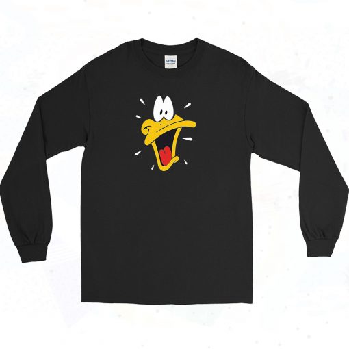 Looney Tunes Daffy Duck Funny Cartoon Long Sleeve Style