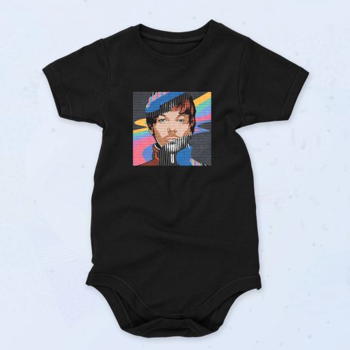 Louis Tomlinson Mural Photo Artwork Baby Onesie