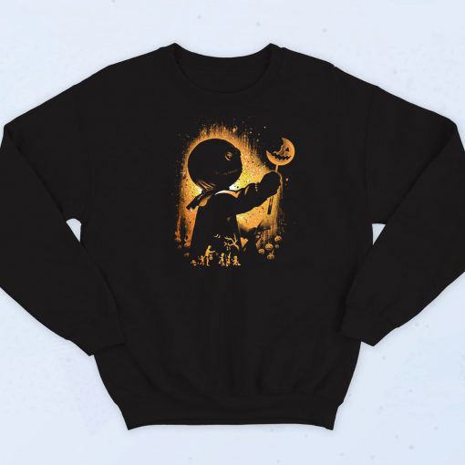 Moon Ghost of Halloween Sweatshirt