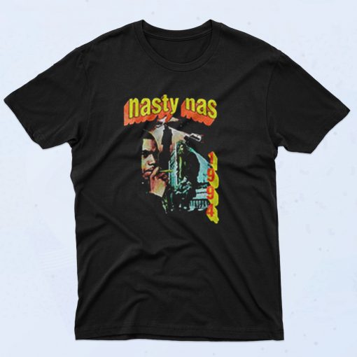 Nasty Nas 1994 Vintage Rapper T Shirt