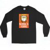 Normal Is Boring Garfield Upside Down Long Sleeve Style