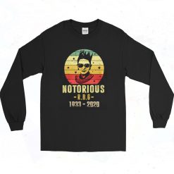 Notorious Rbg Rip Sunrise Graphic Long Sleeve Style