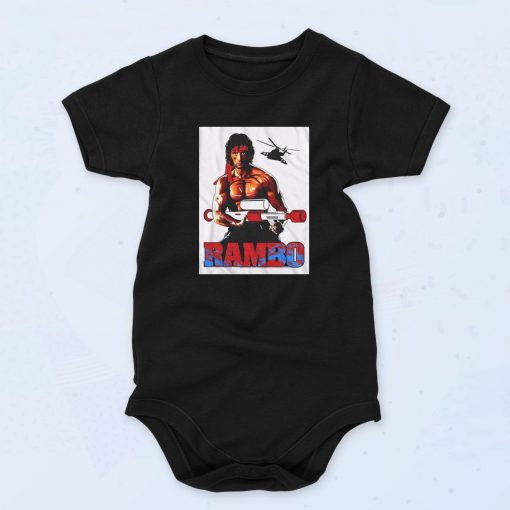 Rambo FIlm Series Custom Unisex Baby Onesie