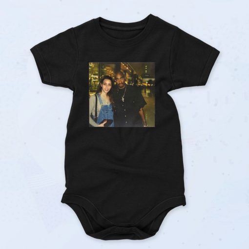 Rapoper Tupac With Kim Kardashian Baby Onesie