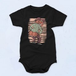 Scarecrow Pumpkin Funny Poster Baby Onesie