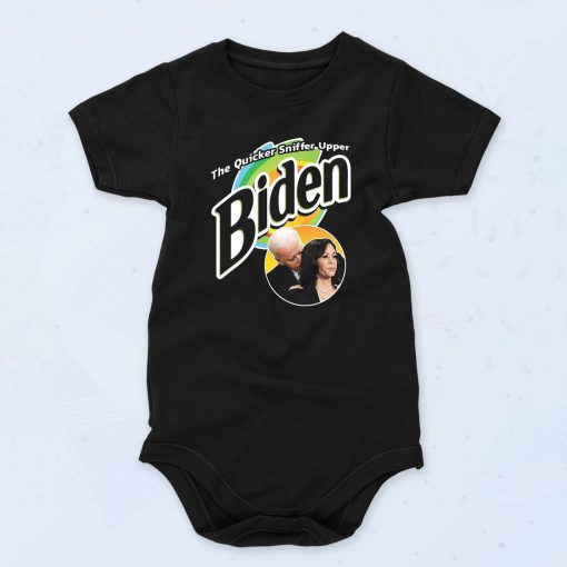 The Quicker Sniffer Upper Biden 2020 Baby Onesie