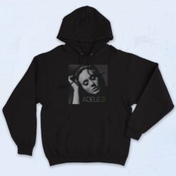 Top Adele 21 Poster Hoodie 90s