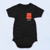 Travis Scott Mcdonalds Smile Custom Unisex Baby Onesie